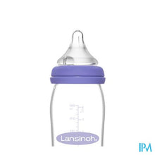 Load image into Gallery viewer, Lansinoh Zuigfles Glas + Speen 240ml 4
