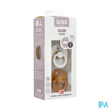 Afbeelding in Gallery-weergave laden, Bibs 1 Fopspeen Duo Haze/caramel 2