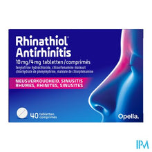 Afbeelding in Gallery-weergave laden, Rhinathiol Antirhinitis Tabl 40
