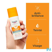 Load image into Gallery viewer, Eucerin Sun Protection Oil Tinted Med Spf50+ 50ml