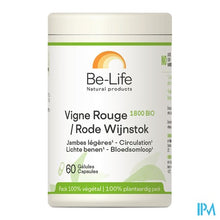 Afbeelding in Gallery-weergave laden, Rode Wijnstok 1800 Be Life Bio Pot Gel 60