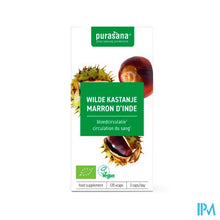 Afbeelding in Gallery-weergave laden, Purasana Vegan Wilde Kastanje Bio Caps 120x240mg