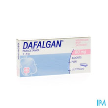 Afbeelding in Gallery-weergave laden, Dafalgan 80mg Suppos 12 Babys