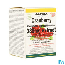 Afbeelding in Gallery-weergave laden, Altisa Cranberry Extract+mannose Adv.plus V-caps45