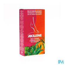 Load image into Gallery viewer, Akileine Rood Badzout Voeten Zakje 2x150g 101220