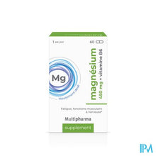 Afbeelding in Gallery-weergave laden, Mph Magnesium 450mg + Vit B6 6mg Caps 60