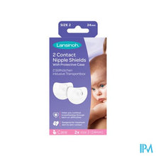 Afbeelding in Gallery-weergave laden, Lansinoh Tepelhoedjes T2 2 + Beschermdoos