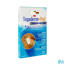 Load image into Gallery viewer, Tegaderm + Pad 3m Transp Steril 5cmx 7cm 5 3582p