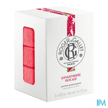 Load image into Gallery viewer, Roger&gallet Gingembre Rouge Boite 3 Savons 100g