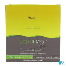 Afbeelding in Gallery-weergave laden, Calcimag Ca 500mg/d3 400ui/mg 225mg Lemon Comp 90