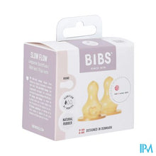 Afbeelding in Gallery-weergave laden, Bibs Zuigfles Spenen Latex Duopack Slow