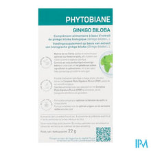 Load image into Gallery viewer, Phytobiane Ginkgo Tabl 30