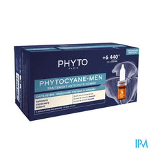 Afbeelding in Gallery-weergave laden, Phytocyane Men Trait. Chute Progr. Fioles 12x3,5ml