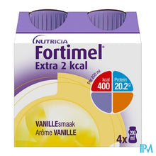 Afbeelding in Gallery-weergave laden, Fortimel Extra 2kcal Vanille 4x200ml