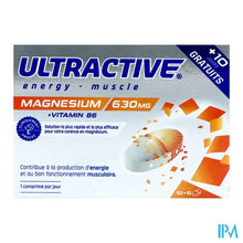 Afbeelding in Gallery-weergave laden, Ultractive Magnesium 630mg Comp 60