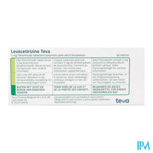 Load image into Gallery viewer, Levocetirizine Teva 5mg Comp 10