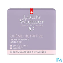 Load image into Gallery viewer, Widmer Nacht Nutritive Creme Parf 50ml