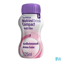 Afbeelding in Gallery-weergave laden, Nutrinidrink Compact Multi Fibre Aardbei 4x125ml
