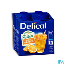 Afbeelding in Gallery-weergave laden, Delical Fruitdrink Sinaasappel 4x200ml