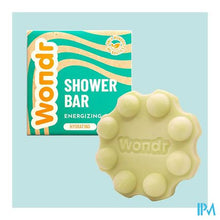 Load image into Gallery viewer, Wondr Shower Bar Energizing Ginger&lime 102g