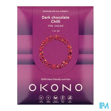 Afbeelding in Gallery-weergave laden, Okono Donkere Chocolade Chilli 50g