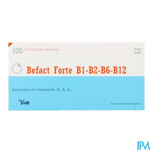 Afbeelding in Gallery-weergave laden, Befact® Forte B1-B2-B6-B12 omhulde tabletten 100 UD (Unit Dose)