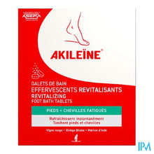 Load image into Gallery viewer, Akileine Galets Bain Efferv.revitalisants 6x20g