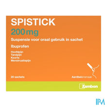 Charger l'image dans la galerie, Spistick 200mg Susp Oraal Gebruik Zakje 20