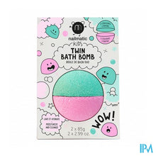 Afbeelding in Gallery-weergave laden, Nailmatic Kids Duo Bruisbal Rose&groen 2x85g