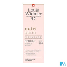 Charger l'image dans la galerie, Widmer Nutriderm Pigmacare Serum N/parf Fl 30ml