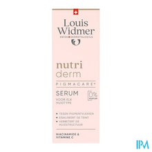 Afbeelding in Gallery-weergave laden, Widmer Nutriderm Pigmacare Serum N/parf Fl 30ml