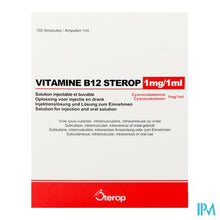 Charger l'image dans la galerie, Sterop Vit B12 1mg 1ml 100 Amp