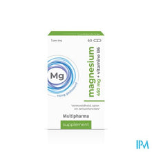 Load image into Gallery viewer, Mph Magnesium 450mg + Vit B6 6mg Caps 60