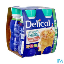 Charger l'image dans la galerie, Delical Drink Multivruchten Z/suiker 4x200ml