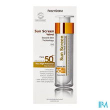 Charger l'image dans la galerie, Frezyderm Sunscreen Velvet Face Spf 50+ 50ml