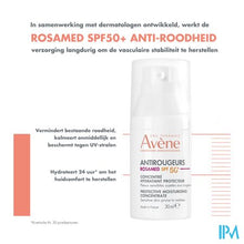 Afbeelding in Gallery-weergave laden, Avene Rosamed Concentraat Tegen Roodh. Spf50+ 30ml