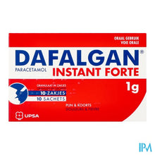 Afbeelding in Gallery-weergave laden, Dafalgan Instant Forte Gran Zakjes 10x1000mg