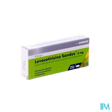 Afbeelding in Gallery-weergave laden, Levocetirizine Sandoz 5mg Comp Enrob. 20 X 5mg