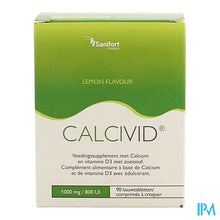 Charger l'image dans la galerie, Calcivid 1000mg/800ie Lemon Chew 90