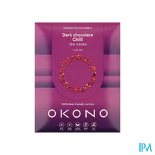 Afbeelding in Gallery-weergave laden, Okono Donkere Chocolade Chilli 50g