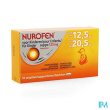 Afbeelding in Gallery-weergave laden, Nurofen Kind 125mg Suppo 10x125mg