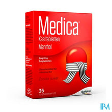 Charger l'image dans la galerie, Medica Keeltabletten Menthol 36 zuigtabletten