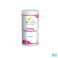 Afbeelding in Gallery-weergave laden, Evening Primrose 1000 Be Life Bio Caps 90
