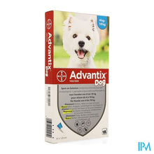 Afbeelding in Gallery-weergave laden, Advantix 100/ 500 Honden 4<10kg Fl 4x1,0ml