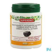 Afbeelding in Gallery-weergave laden, Superdiet Plantaardige Houtskool Actief Caps 150