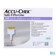 Afbeelding in Gallery-weergave laden, Accu Chek Safe T Pro Plus Uno Steriel Wegwerp 200