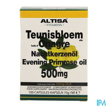Load image into Gallery viewer, Altisa Teunisbloemolie 500mg Caps 100