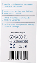 Afbeelding in Gallery-weergave laden, Burncare Covacalm Brandwonden Kompressen Set 4prod