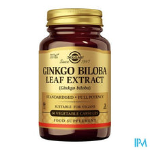 Charger l'image dans la galerie, Solgar Ginkgo Biloba Leaf Extract V-caps 60