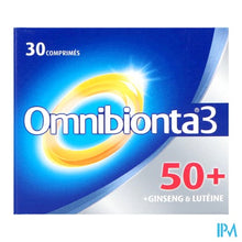 Afbeelding in Gallery-weergave laden, Omnibionta3 50+ Multivitamines Vitaliteit met Ginseng (30 tabletten)